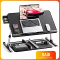 Столик для ноутбука на кровать, складной, столик для завтрака, SAIJI, черный
