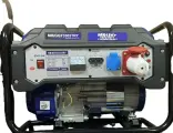 Бензогенератор Moller MR/GGT3303TRY 3,0 кВт, ручной запуск. Двигатель 4-х тактный 7л. с. Бак 15л. 220В/380В. медная обмотка, дисплей, синий