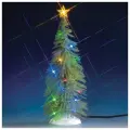 Статуэтка Елочка со звездой с разноцветными огоньками хамелеон , 26*11 см, подсветка, батарейки, Lemax, 74265-lemax