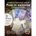 Приветственный набор благовоний PURE-IN Welcome лавандовый из Индии, 30 натуральных ароматических палочек для йоги, дома, медитации и ароматерапии