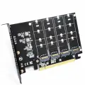 Переходник PCI-Ex16 - NVMe SSD 4 x M.2 NVMe 2230/2242/2260/2280 (ORIENT C307E4)