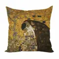Подушка декоративная Лев Климт 40х40 велюр