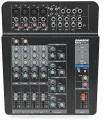 MixPad MXP124 малошумящий микшерный пульт. Входы: микрофонные 4хXLR, 4х2RCA, 3хEQ, встроенный компрессор, фейдеры 60мм, 48 вольт фантомное питание, 463x330x140 мм. вес 3,4 кг. SAMSON