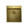GRANULA 4600, золото сатин, стальная кухонная мойка GRANULA