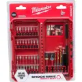 Биты SHOCKWAVE набор 40 предметов GEN III в пласт. кейсе Milwaukee 4932492004