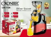 Соковыжималка шнековая CRONIER CR-1126 электрическая / Для фруктов, 350 Вт