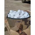 Кварц белый шлифованный камни для бани и сауны (фракция 4-8 см) упаковка 5 кг
