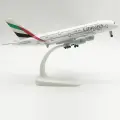 Металлическая модель самолета ОАЭ A380 Emirates / Эмирейтс Боинг / авиация,20CM