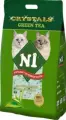 Наполнитель для туалета N1 Crystals, силикагелевый, антибактериальный, аромат зеленого чая, 2кг