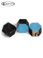 Мел для бильярда Kamui Roku Sky Blue, для наклейки, шестигранный, синий, 1 шт.