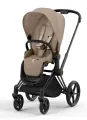 Коляска прогулочная Cybex Priam IV cozy beige на раме matt black