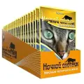 Корм для кошек Ночной охотник с курицей 24 шт. x 100 г (кусочки в желе)