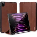 Чехол для iPad PRO 11 (2020 2021 2022) ударопрочный, кожаный, цвет коричневый