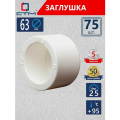 Заглушка полипропиленовая 63, 75 шт