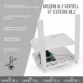 Модем M.2 Vertell VT-STATION-M.2 в корпусе на базе Fibocom L850-GL с агрегацией частот Cat 9 со скоростью до 450 Мбит/с