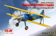 32050 Stearman PT-17/N2S-3 Kaydet , Американский учебный самолет