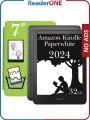 Электронная книга Amazon Kindle PaperWhite 12 2024 32Gb SE Metallic Black с обложкой ReaderONE Green