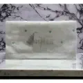 Maison Dor полотенце Love Micro белый/зелёные сердечки 1 шт. 85*150