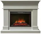 Электрокамин FlameKamin Калифорния WT с очагом Sparta 25.5 LED (камин электрический)