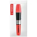 Текстовыделитель STABILO Luminator, с системой жидких чернил, красный