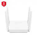 Mercusys Wi-Fi Роутер AC10, AC1200, 3xRJ45 100Мбит с, режим роутер ретранслятор, двухдиапазонный