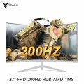 Монитор 27 дюймов 200Гц Изогнутый экран HDR 1MS компьютер игровой для пк