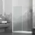Душевая перегородка RGW Walk In WA-08W 90 06100809-155 профиль Белый стекло ребристое алюминий белый Германия