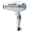 Parlux Фен для волос 3800 Eco Friendly Ionic 2100 Вт, скоростей 2, кол-во насадок 2, серебристый