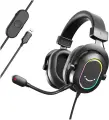 Игровая компьютерная гарнитура Fifine H6 Gaming Headsets с RGB подсветкой (Black) / объемный звук 7.1