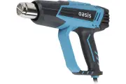 Технический фен Oasis Tg-20R, с регулировкой температуры, 2 насадки, 2000Вт