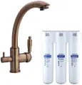 Cмеситель для кухни Swedbe в комплекте с фильтром Аквафор Кристалл