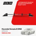 Решетка в бампер нижняя Hyundai Sonata 8 DN8 86531L1160, Хендай Соната, год с 2019 по 2023, O.E.M.