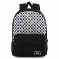 Рюкзак Vans WM GLITTER CHECK REALM Backpack 15L BLACK/MULTICOLOR (VN0A48HGUX91), цвет мультицвет, 22 л.