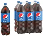 Газированный напиток Pepsi Кола, в пластиковой бутылке, сильногазированный, 2л, 6шт