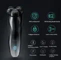 Электробритва мужская для лица Enchen BlackStone 3, роторная, 3 плавающие головки, Li-ion аккумулятор, IPX7