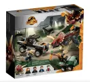 Конструктор Мир Юрского периода: Нападение трицератопса на пикап - 210 деталей/совместим с Лего/подарок ребенку