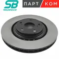 Диск тормозной передний SB NAGAMOCHI BR21201T для а/м Toyota Highlander, Harrier, Lexus RX350 328х28