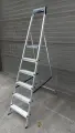 Стремянка алюминиевая c лотком Сарэйли 6 ступеней (рабочая высота 3.25м)