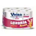 Veiro Туалетная бумага Luxoria 3-х слойная Aroma, 12 шт, 2уп/