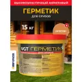 VGT герметик для срубов акриловый, высокоэластичный, орегон (15кг)
