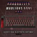 Механическая клавиатура MADLIONS MAD60HE PRO Magnetic, 8K, Rapid Trigger, проводная, Английская раскладка, Контур черный