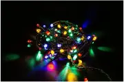 Гирлянда уличная 10 м. нить Glos GLR1015-M-T, 96 сверхъярких мультиLED, на улице и внутри помещения