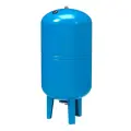 Гидроаккумулятор Vodos WTR VS00197 вертикальный, 150 л, 10 бар, G 1, мембрана, синий