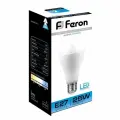 Лампа светодиодная Feron LB-100 Шар E27 25W 175-265V 6400K (25792) 5 шт.