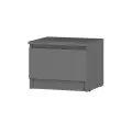 Тумба прикроватная «Симпл» ТБ-11 для спальни, графит (404х356х310)