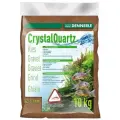 Грунт Dennerle Crystal Quartz Gravel, светло-коричневый, 10кг