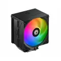 Кулер для процессора ID-COOLING SE-904-XT ARGB BLACK LGA1851/1700/1200/115X/AM5/AM4 (TDP 180W, PWM, 4 тепл. трубки прямого контакта, FAN 100mm, Addressable RGB LED)