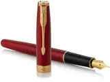 Ручка Parker Sonnet Core F539 (1931473) LaqRed GT F перо сталь нержавеющая/позолота