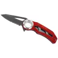 Нож складной «Стропорез» с отверстием под карабин, цвет красный. Vento