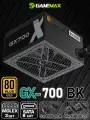 Блок питания для ПК 700W GAMEMAX GX-700 Черный 80+ Gold 120мм 20+4pin 2*4+4pin(CPU) 4*6+2pin(PCI-E) 6*SATA 3*MOLEX